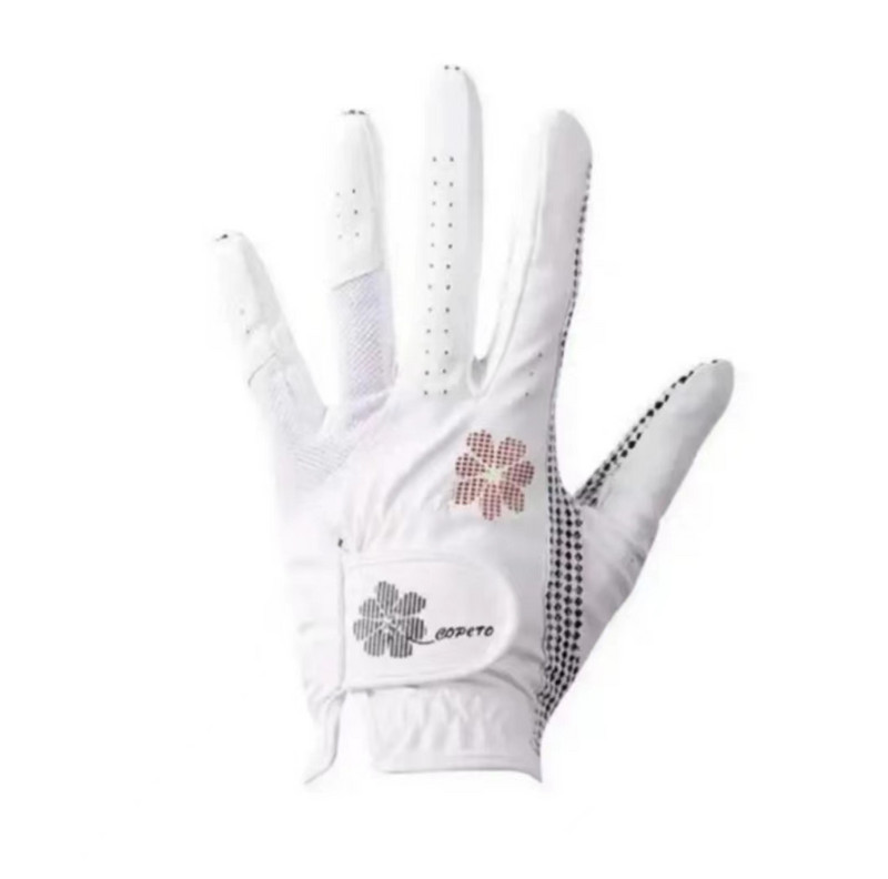 Moteriškos golfo pirštinės Kairė ranka Dešinė Sportas Aukštos kokybės Nanometrinis audinys Golfo Pirštinės Kvėpuojantis Delnų Apsauga