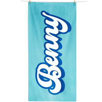 Πετσέτα κολύμβησης Άνετη πετσέτα θαλάσσης αναδιπλούμενη πετσέτα θαλάσσης με ισχυρή απορρόφηση νερού Μαλακή διατήρηση στεγνή Ψηφιακή εκτύπωση Τετράγωνη πετσέτα