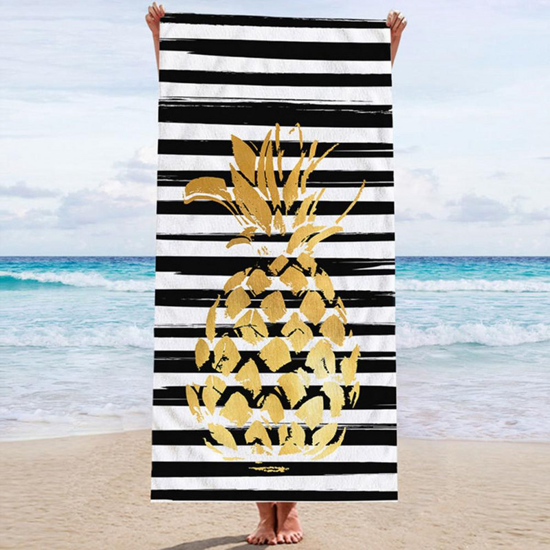 Szuper puha fürdőlepedő Gyorsan száradó mikroszálas strandtörölköző úszómedence felnőtteknek nagy törölköző kempingkellékek