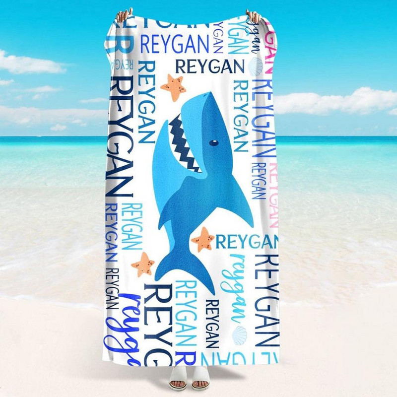 Paplūdimio rankšluostis, kvėpuojantis vonios rankšluostis, ryškių spalvų, išlieka sausas, plaunamas, atspausdintas stačiakampis paplūdimio rankšluostis