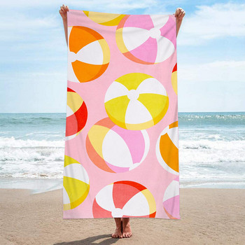 Морски плажни кърпи Голямо меко плажно одеяло Абсорбиращи бързосъхнещи кърпи за баня Кърпи за басейн Плажни кърпи за пътуване за възрастни