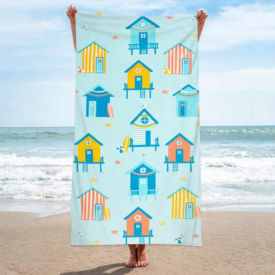 Ručnici za plažu uz more Preveliki mekani pokrivač za plažu Upijajući brzo sušeći ručnici za kupanje Ručnici za bazen Ručnici za plažu za putovanja za odrasle