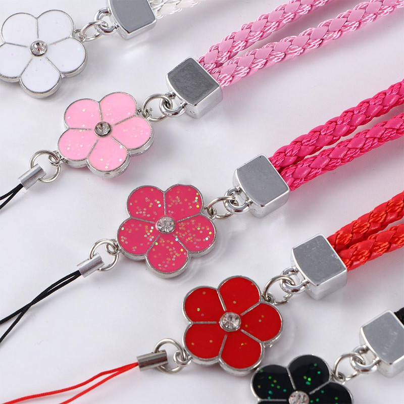 PU kožno uže Cvijet Remen za mobilni telefon Zaštita od gubitka vrpce za zapešće Privjesak za ključeve Uzica za mobitel Dodaci za torbicu za mobilni telefon