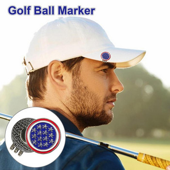 Знак за топка за голф с щипка за шапка за голф Магнитна сплав One Putt Eagle Tiger Hat Glove Design Голф маркер Мъже Жени Drop Ship
