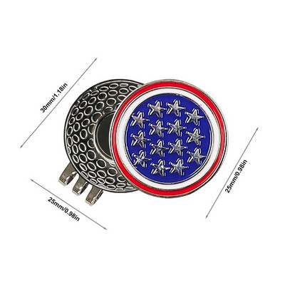 Golfi pallimärk koos golfikübara klambriga magnetsulamist One Putt Eagle tiigerkübara kinda disainiga golfimarker, meeste naiste Drop Ship