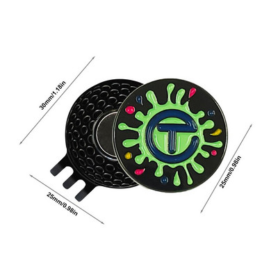 Golfi pallimärk koos golfikübara klambriga magnetsulamist One Putt Eagle tiigerkübara kinda disainiga golfimarker, meeste naiste Drop Ship