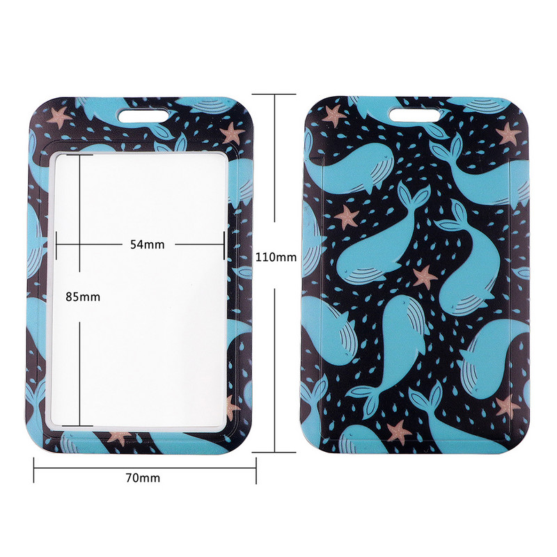 LX1197 Cartoon vaala mustriga kaelarihm võtmehoidja märgihoidja ID-kaardi pass Riputusnöör Lariat kaelapael võtmerõngaste tarvikute jaoks