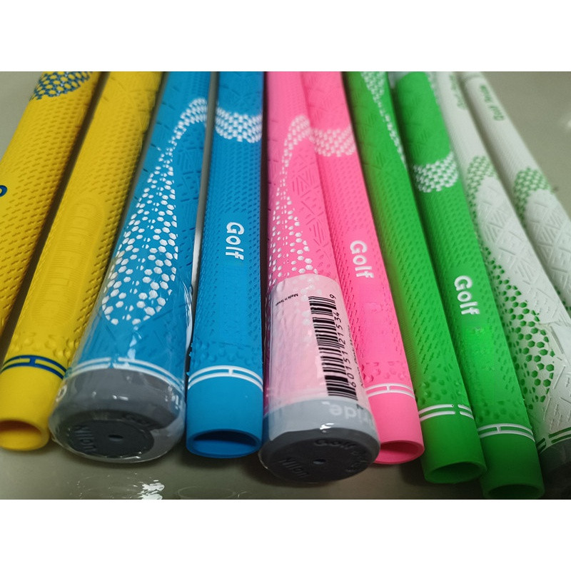 Niion spalvinga golfo rankena, guminė rankena, geležies strypo rankenos dangtelis