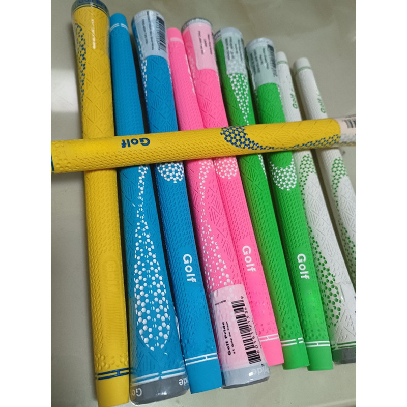 Niion spalvinga golfo rankena, guminė rankena, geležies strypo rankenos dangtelis