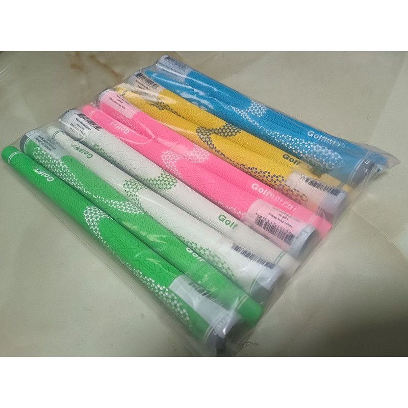 Niion spalvinga golfo rankena, guminė rankena, geležies strypo rankenos dangtelis