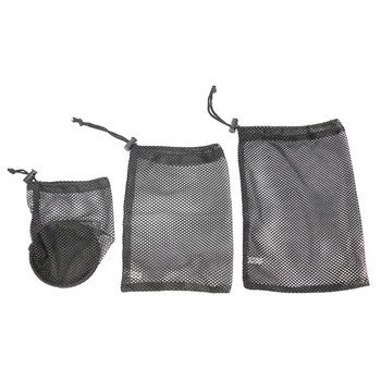 Чанта за съхранение на топка за голф с голям капацитет Найлонова мрежа Издръжливи чанти с шнурове