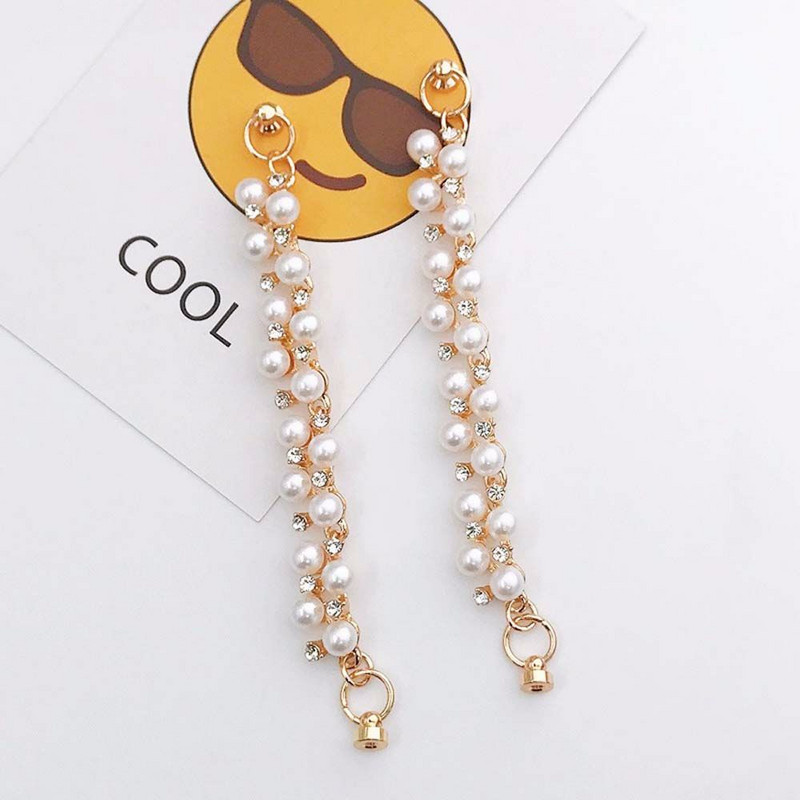 Juhtmega Rhinestone`i kadumise vastane telefonirihm telefoni kukkumisvastane telefoni kaotsiminek ennetav rihm Pearl mobiiltelefoni kett