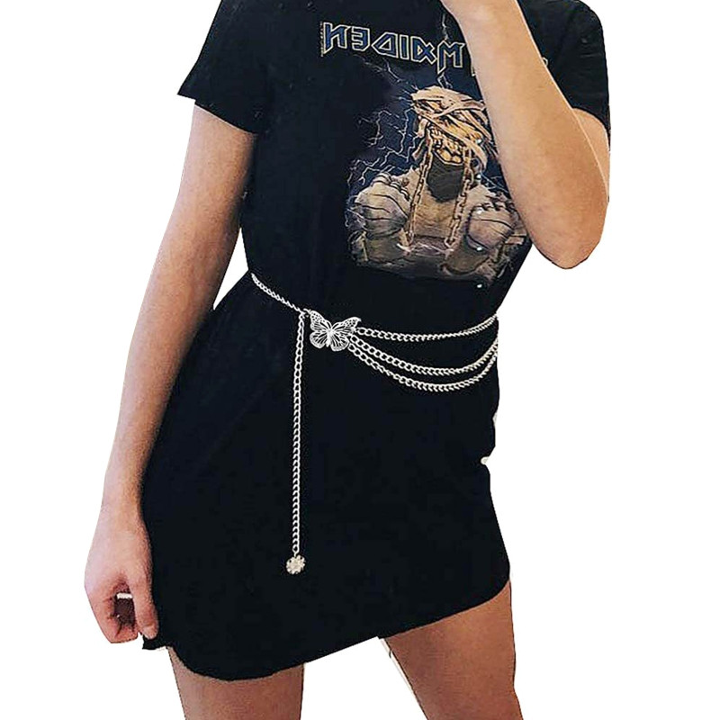 Butterfly Belly ketid vöökoha jaoks Butterfly vööketid püksikett Butterfly mood hip-hop talje aksessuaar