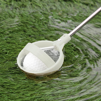 Голф ретривър с 8 секции от неръждаема стомана Телескопичен инструмент за събиране на топка Пикап Грабер Разтегателни средства за тренировка по голф за вода