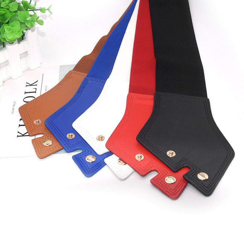 Korsett lai PU-nahast Cummerbundsi vöörihm naistele elastne pingul kõrge vöökohaga vöö salendav keha vormiv vöövöö