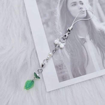 Ключодържател Green Leaf с ключодържател Gread Leaf Phone Charm за чанти