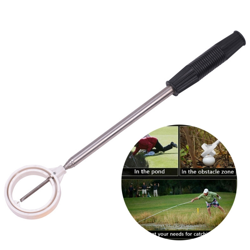 Golf Ball Retriever Τηλεσκοπικό ανοξείδωτο ατσάλι Pick Up Grabber Extandable προπονητικά βοηθήματα γκολφ για νερό