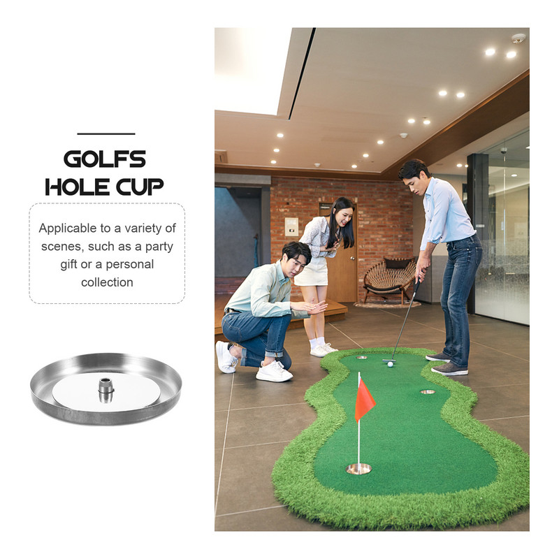 1 set Cupă pentru golf Accesorii pentru golf Ajutoare pentru antrenament pentru gaura de golf Putere pentru antrenament pentru golf cu steag de golf