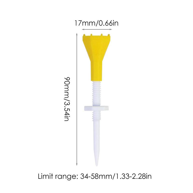 Tees For Golfing Practice Ρυθμιζόμενα μανταλάκια ορίου για γκολφ Ρυθμιζόμενο ύψος Αξεσουάρ εξάσκησης γκολφ για γήπεδο και εμβέλεια οδήγησης