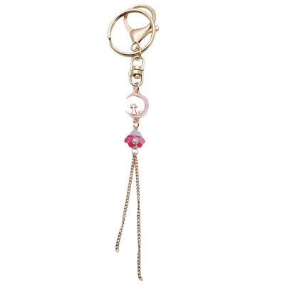 Пискюли с пет върхове Връзка за телефон Женски телефон с мъниста Висулка Аксесоари Пакет Декорация Ключодържател