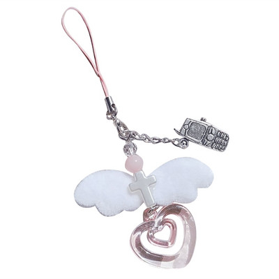 Пискюли с пет върхове Връзка за телефон Женски телефон с мъниста Висулка Аксесоари Пакет Декорация Ключодържател