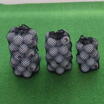 Практична регулируема мрежеста чанта с шнур Държач за носене на топки за голф Екологична лека мрежеста чанта за голф за любители на голфа
