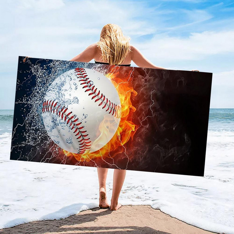 Pestav atraktiivne liivavaba ülikerge rannarätik õhuke matkarätik, tugeva vett imav sporditarvik