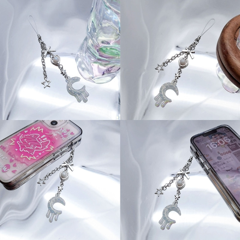 Inimă Fluture Luna Pandantiv Curele pentru Telefon Snur Buzunar Breloc Curea Rucsac Charm Chei Mașină Lanț Decorativ