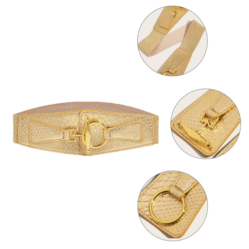 Pruun vööst kett Kuldne Cowgirl Vöö naistele Prom Banquet Club Party DXAA