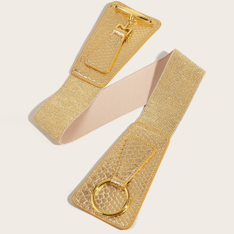 Pruun vööst kett Kuldne Cowgirl Vöö naistele Prom Banquet Club Party DXAA