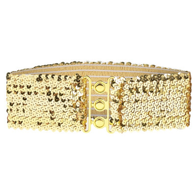 Hot Girl WaistChain Arany széles lánc szexi túlméretezett széles öv buliba/klubba