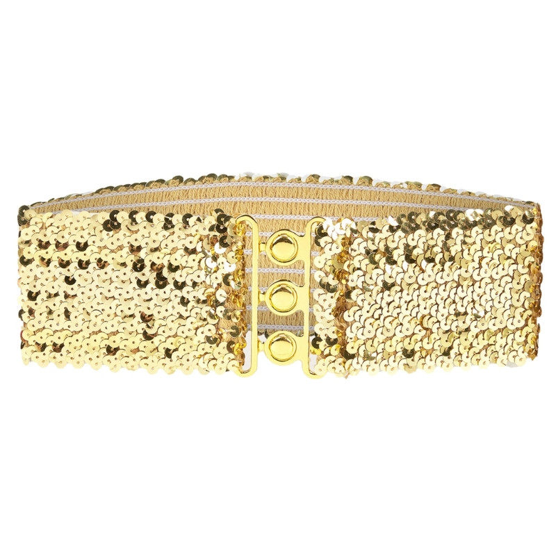 Hot Girl WaistChain Arany széles lánc szexi túlméretezett széles öv buliba/klubba