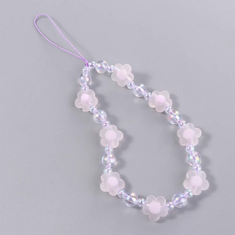 Virvelė matinio gėlių telefono dirželis Elf stiliaus telefono žavesys mobiliojo telefono dirželiai Kabantys virvė Rankų dirželis Riešas Rankinis dirželis