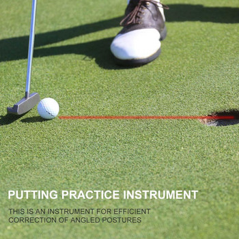 Aim Improve Golf Putter Lasers Portable Line Corrector ABS Golf Lasers Putting Trainer Голф Putter Sight Помощно средство за обучение на голф