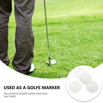 4 τμχ Εργαλεία διακόσμησης Golf Mark Μαρκαδόροι μπάλας σήμανσης Αξεσουάρ γκολφ Μεταλλικά προμήθειες θέσης σιδήρου