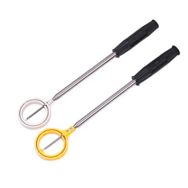 Golfo kamuoliukų paėmimo įrankiai Teleskopinis golfo kamuoliukų retriverio gaudytojas Golfo treniruočių priemonės nerūdijančio plieno golfo kamuoliukų rinktuvas