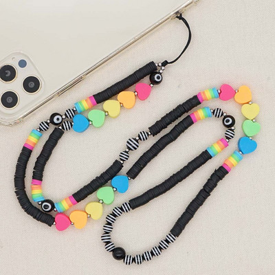 Papuošalai, apsaugantys nuo pametimo ir pametimo, žavesio telefono dirželis Mobiliojo telefono dirželis Mobiliojo telefono dirželis Minkšta keramikos virvė