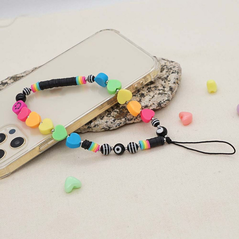 Papuošalai, apsaugantys nuo pametimo ir pametimo, žavesio telefono dirželis Mobiliojo telefono dirželis Mobiliojo telefono dirželis Minkšta keramikos virvė