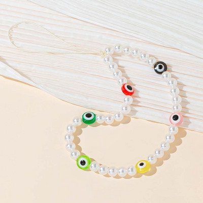 Κρεμαστό αξεσουάρ θήκης Anti-Lost Beaded Chain Phone Love Heart Λουράκι κινητού Κορδόνι κινητού τηλεφώνου Κορδόνι κινητού τηλεφώνου