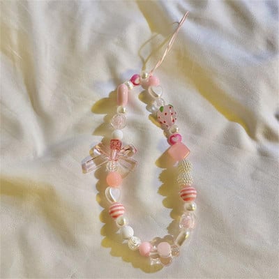 Mobiliųjų telefonų priedai Mobiliojo telefono dėklas Apyrankės Telefono dėklas su karoliukais grandinėlė Mobiliojo telefono dirželiai Įvairių stilių Ccd Mielas