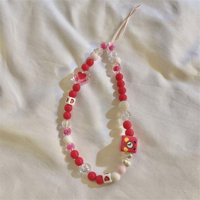 Mobiliųjų telefonų priedai Mobiliojo telefono dėklas Apyrankės Telefono dėklas su karoliukais grandinėlė Mobiliojo telefono dirželiai Įvairių stilių Ccd Mielas