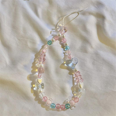 Mobiliųjų telefonų priedai Mobiliojo telefono dėklas Apyrankės Telefono dėklas su karoliukais grandinėlė Mobiliojo telefono dirželiai Įvairių stilių Ccd Mielas