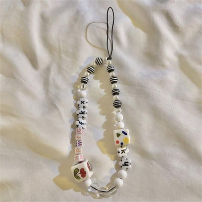 Mobiliųjų telefonų priedai Mobiliojo telefono dėklas Apyrankės Telefono dėklas su karoliukais grandinėlė Mobiliojo telefono dirželiai Įvairių stilių Ccd Mielas