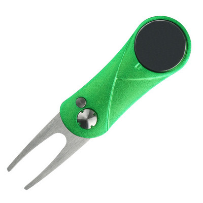 Golf Divoti remonditööriista hark magnetpalli markeri puhastusvahendi ja hüpiknupuga rohelise kahvliga Golfitarvikud Sporditarbed