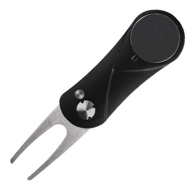 Golf Divoti remonditööriista hark magnetpalli markeri puhastusvahendi ja hüpiknupuga rohelise kahvliga Golfitarvikud Sporditarbed