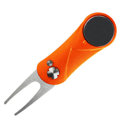 Golf Divoti remonditööriista hark magnetpalli markeri puhastusvahendi ja hüpiknupuga rohelise kahvliga Golfitarvikud Sporditarbed