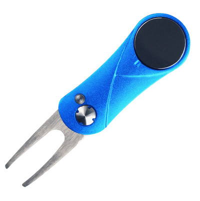 Golf Divoti remonditööriista hark magnetpalli markeri puhastusvahendi ja hüpiknupuga rohelise kahvliga Golfitarvikud Sporditarbed