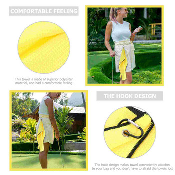 2 τμχ Πετσέτες από μικροΐνες Golfing Golfing Dry Absorb Sweat Balls Απορροφητικό ιδρώτα Αξεσουάρ πολυεστέρα