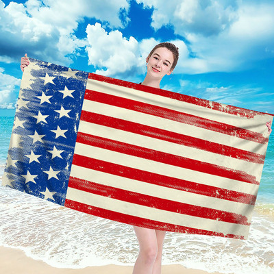 Mikrokiust rannasuvine ühe trükiga sametine vannirätik kiiresti kuivav ujumisrätik ranna ujuvbasseinipoi