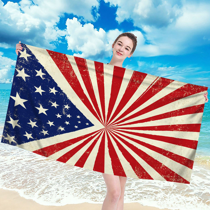 Mikrokiust rannasuvine ühe trükiga sametine vannirätik kiiresti kuivav ujumisrätik ranna ujuvbasseinipoi